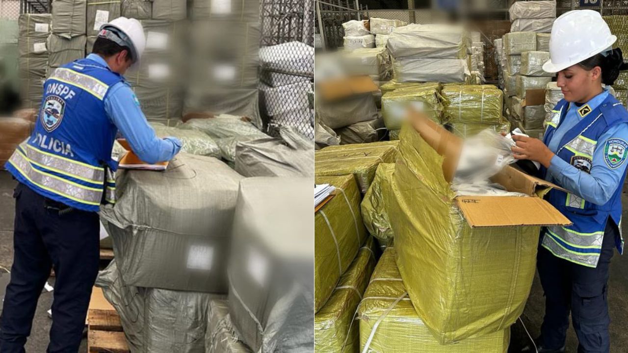 ¡Calzado de marca! Decomisan mercadería valorada en L25 millones en Puerto Cortés