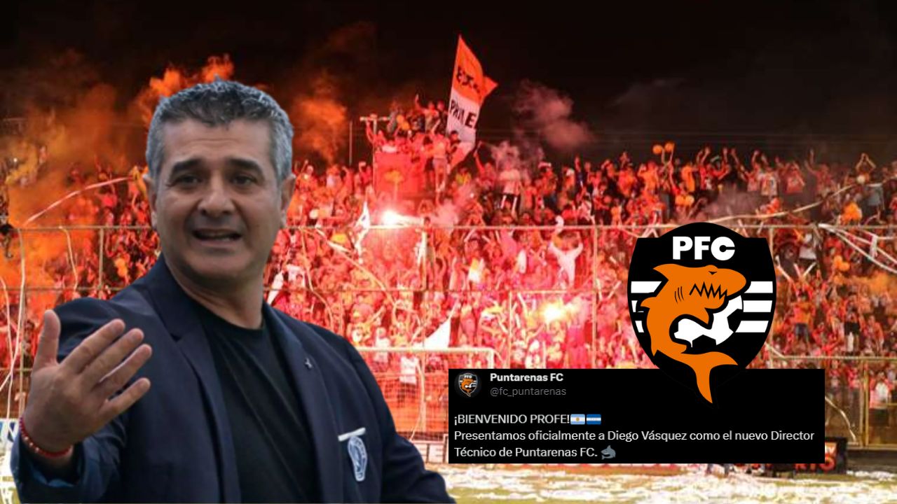 Puntarenas FC oficializa contratación de Diego Vázquez como nuevo entrenador