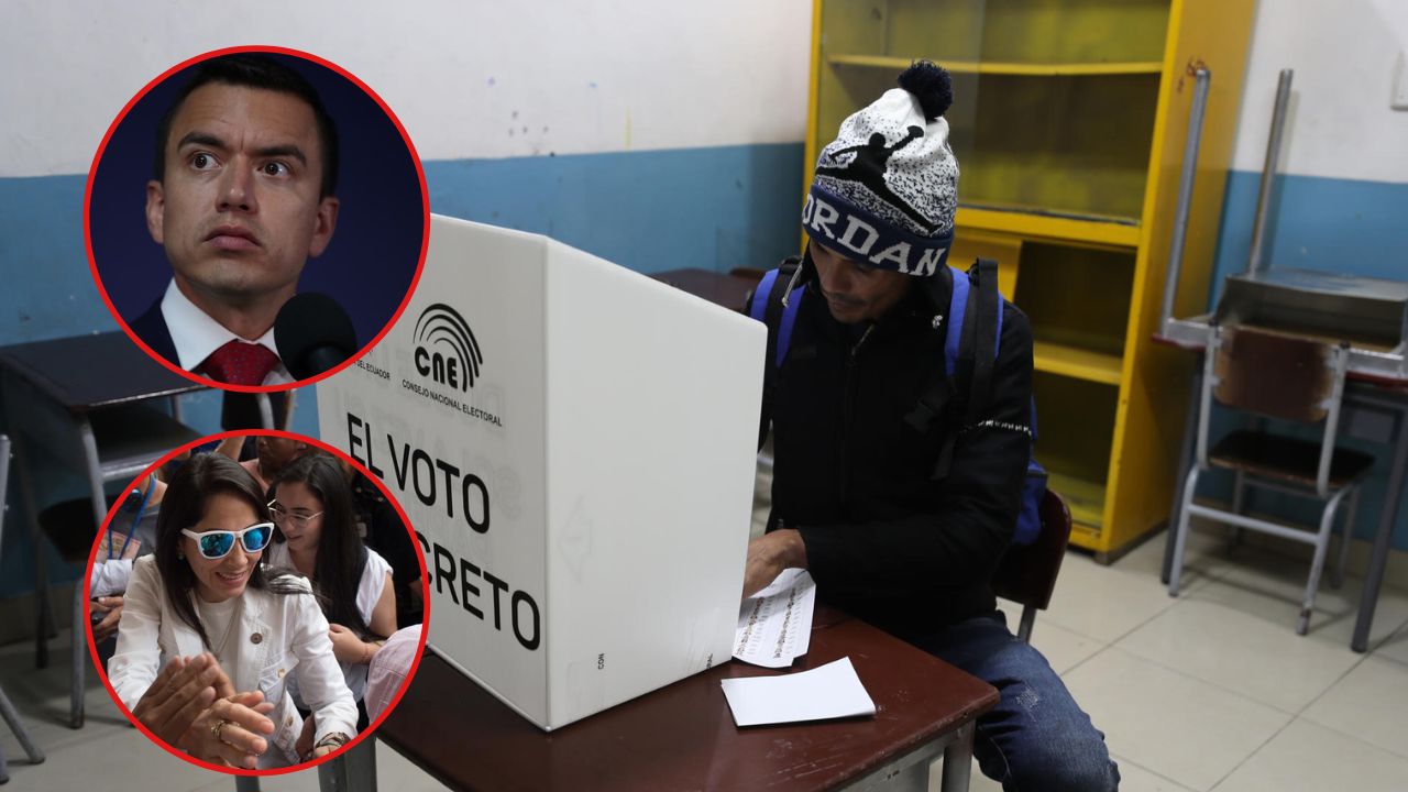 Luisa González y Daniel Noboa toman ventaja en la carrera presidencial de Ecuador, con 39% escrutado