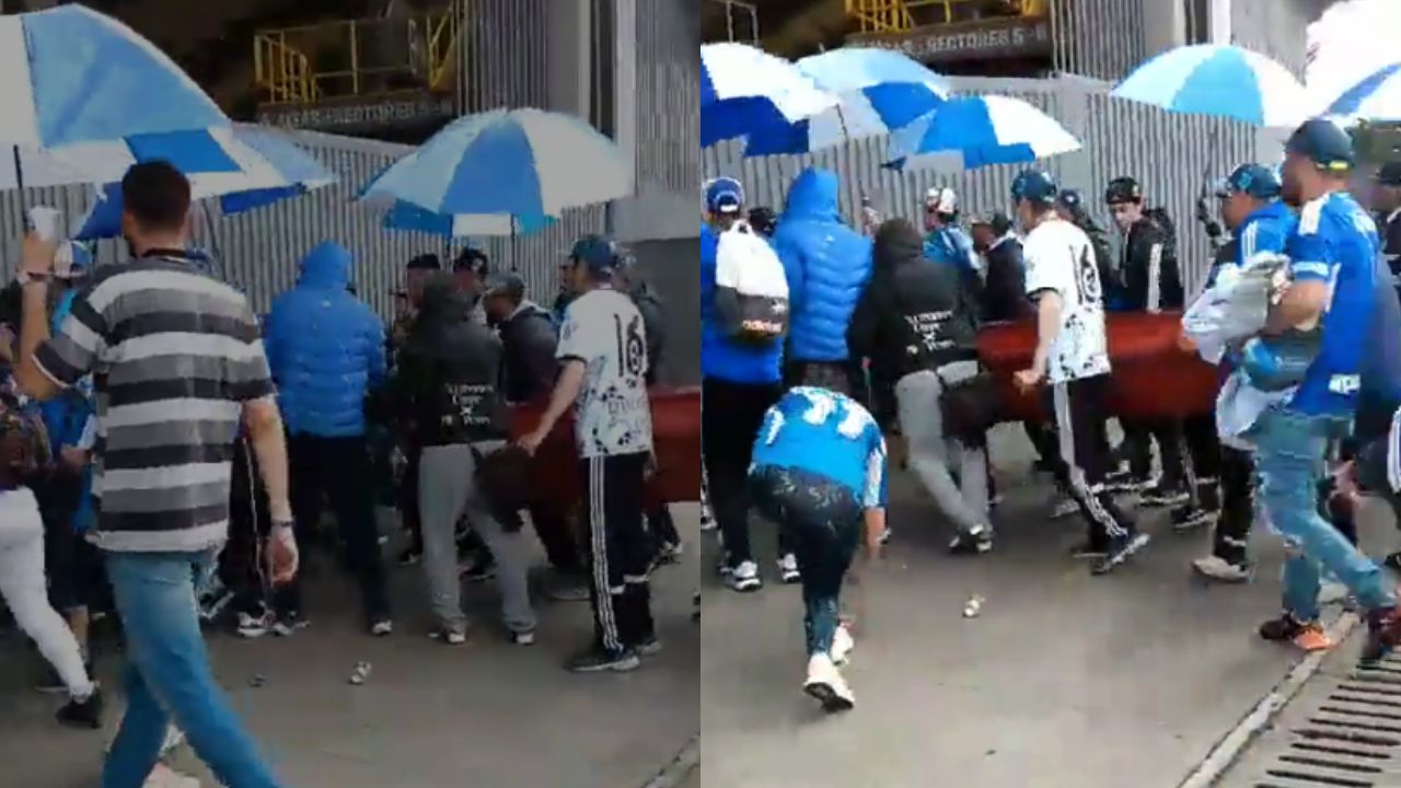 Pasión inquebrantable: Aficionados al fútbol llevan a su compañero en ataúd al estadio