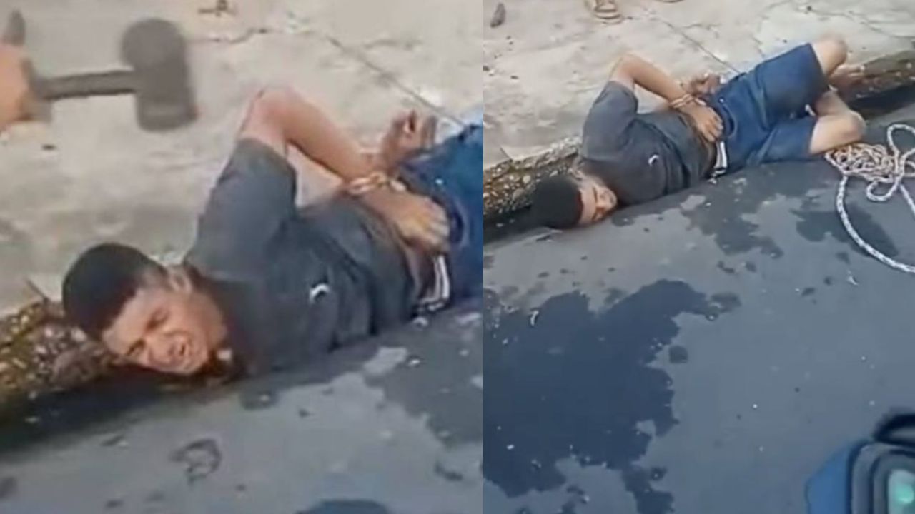 Con un martillo castigan a joven que habría abusado de niños y niñas en su comunidad