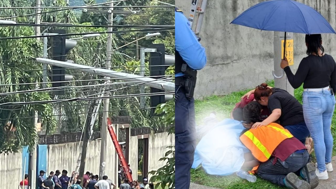 Desgarradora imagen: familia llora muerte de hondureño por descarga eléctrica en SPS