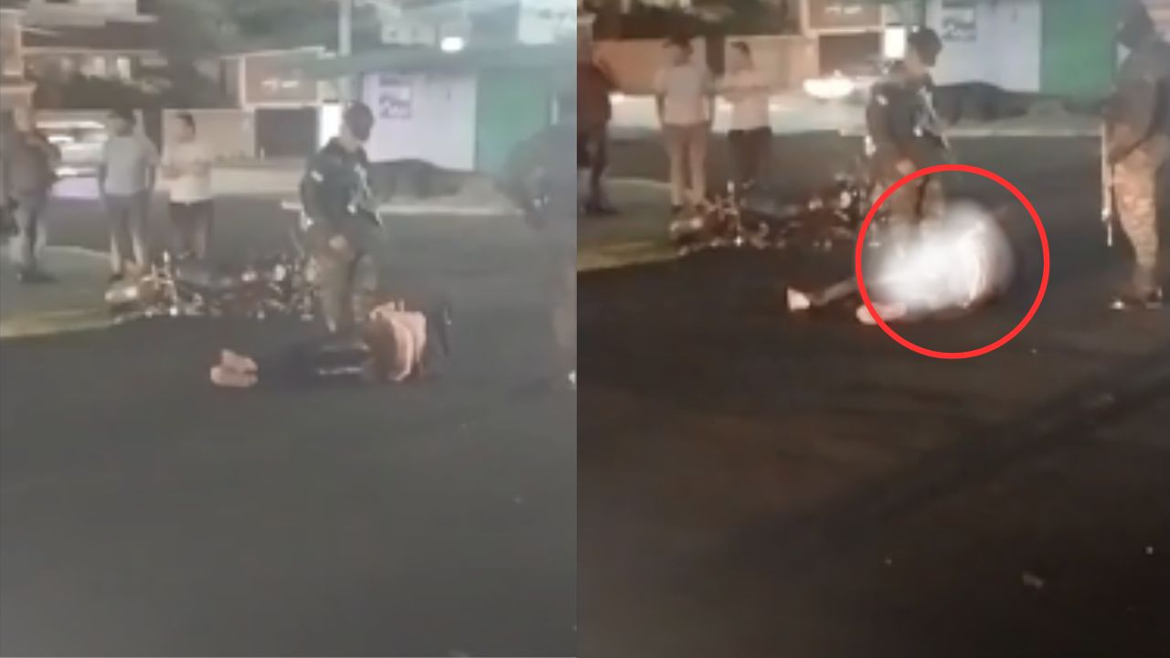 VIDEO: Por robarle una motocicleta, tirotean a joven en colonia capitalina