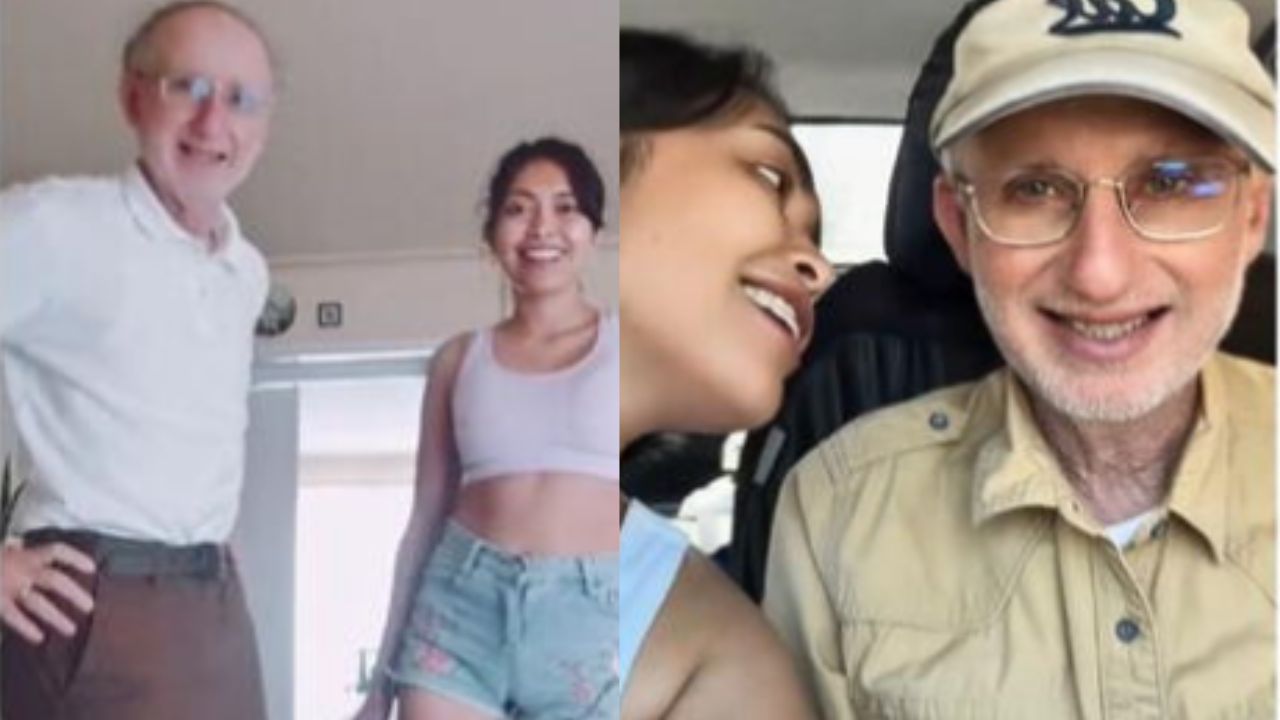 'Creen que es mi abuelo': joven de 28 años encuentra el amor en hombre de 70 años
