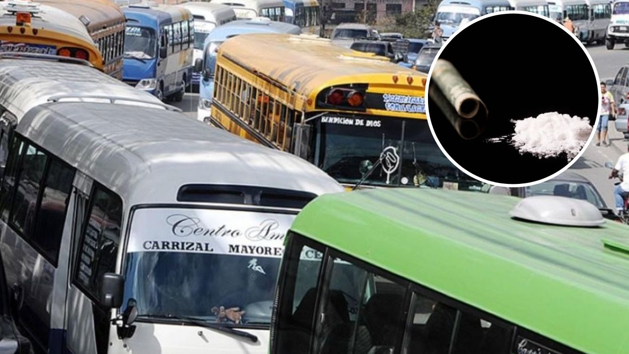 8% de conductores de autobús dan positivo en pruebas de cocaína en Tegucigalpa