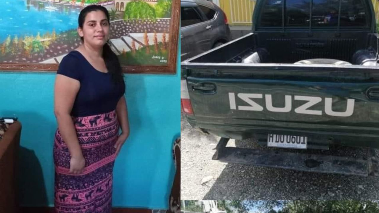 Dentro de su carro, hallan sin vida a mujer reportada como desaparecida en Puerto Cortés