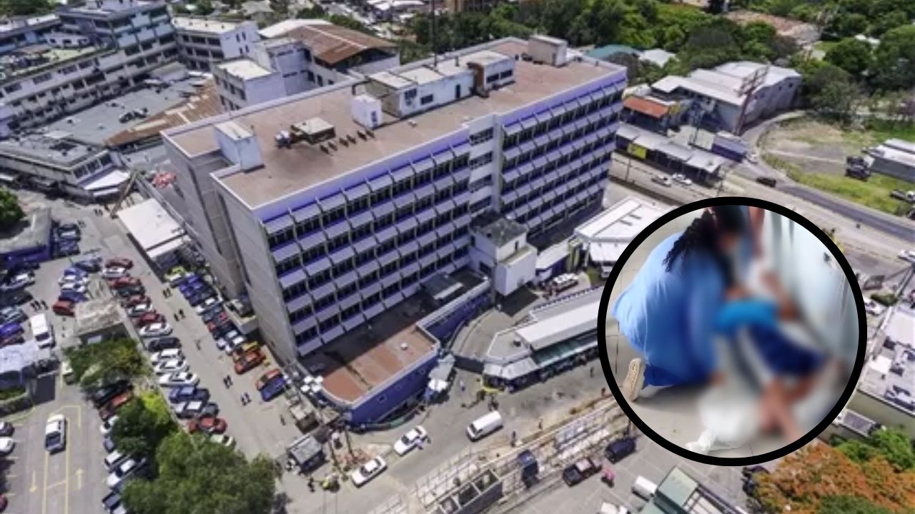 ¡Tirado en el piso! Así atienden a paciente en el Hospital Escuela; 'no hay camillas', lamenta personal