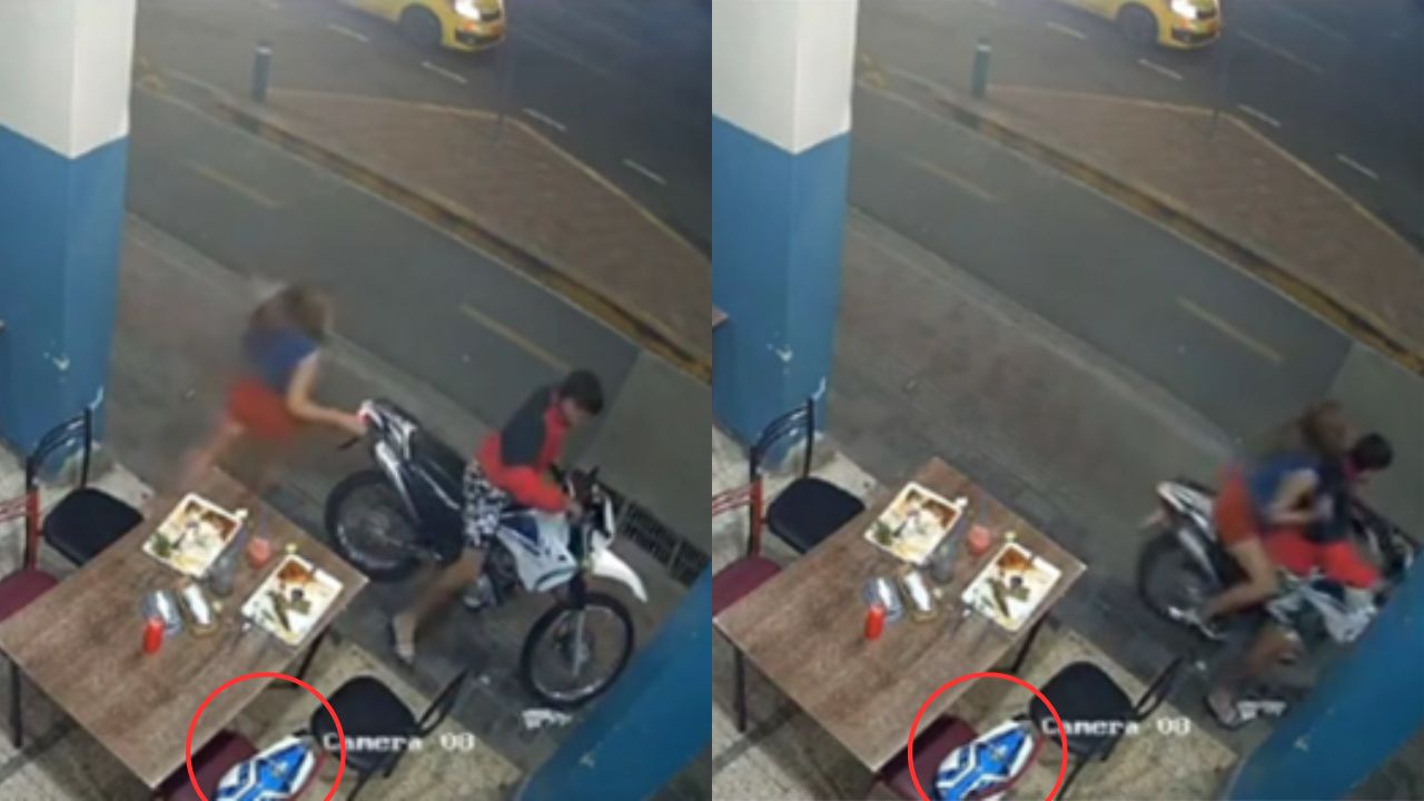 'Les salió más caro': Pareja huye de un restaurante para no pagar y dejan olvidado un costoso objeto