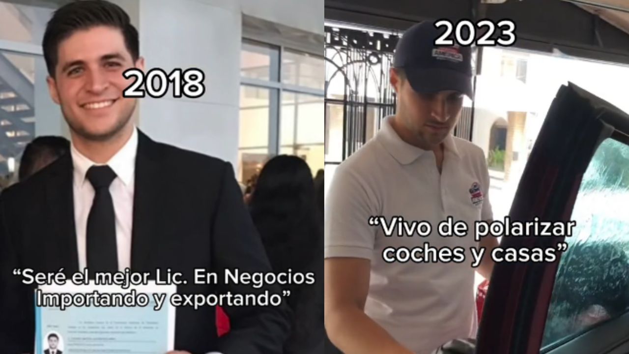 Licenciado en Negocios termina polarizando vehículos por falta de empleo