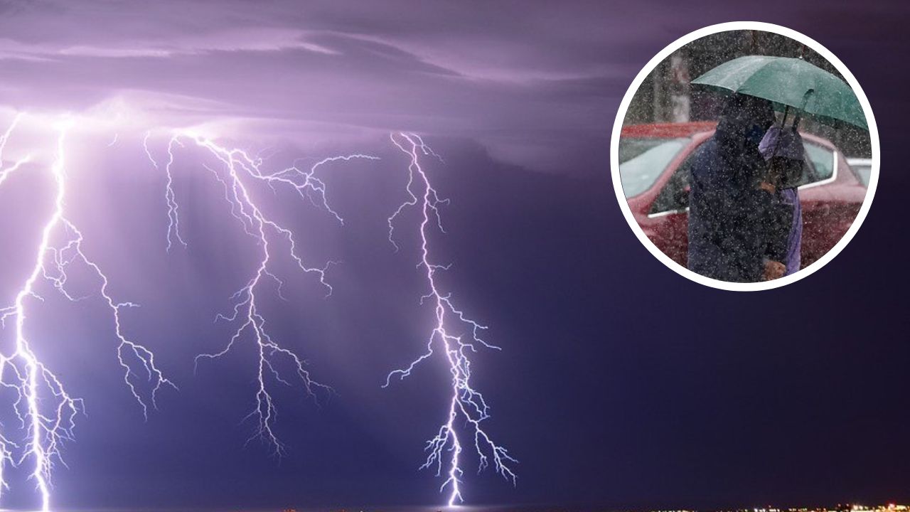 Alertan de lluvias con actividad eléctrica en las próximas horas en el territorio nacional
