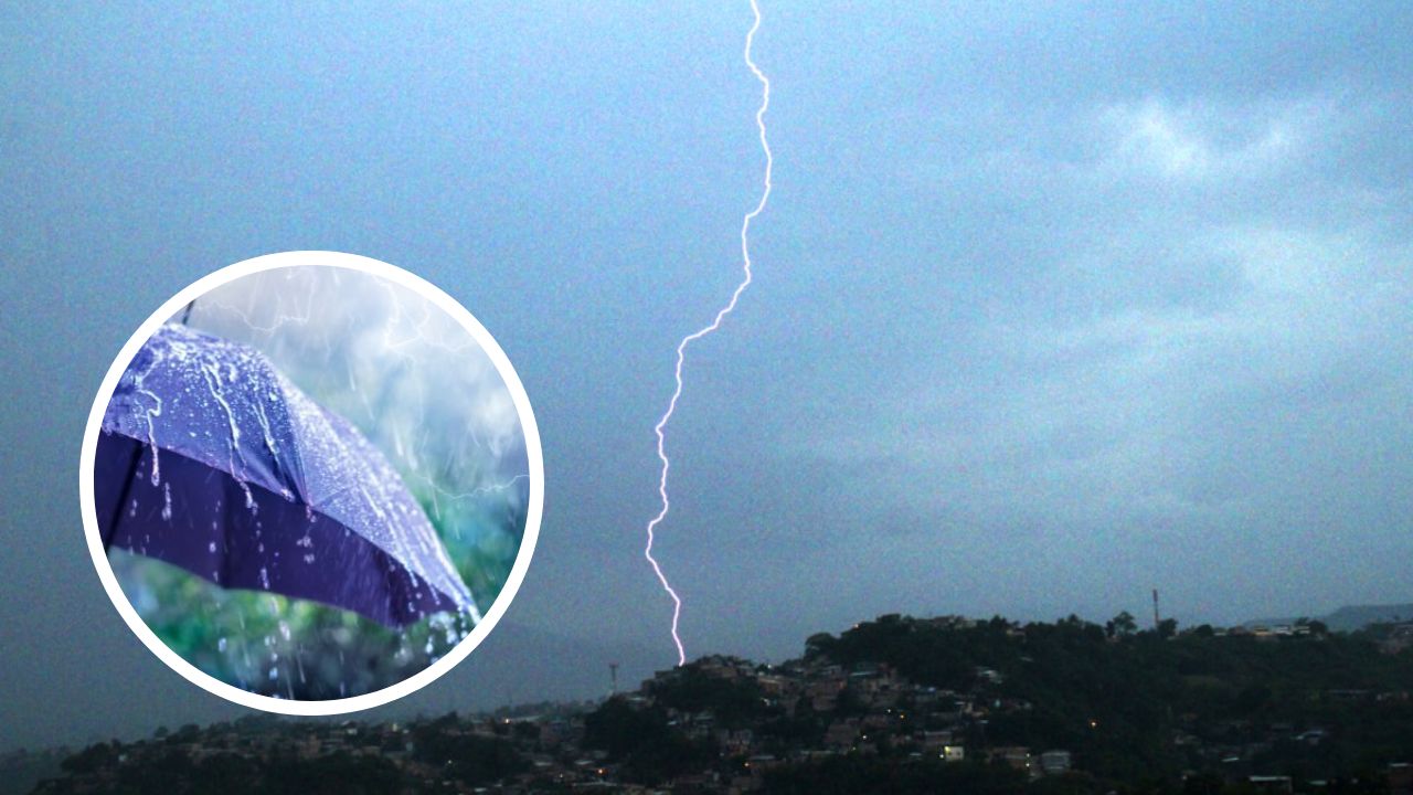 Lluvias con actividad eléctrica se esperan para este viernes en varias regiones de Honduras