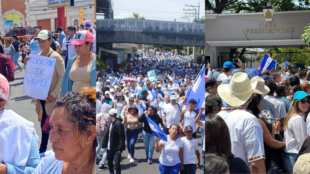 Multitudinaria movilización del Bloque de Oposición Ciudadana por 'la defensa de Honduras'