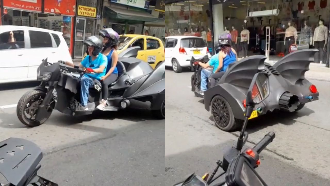 ¡Ahora es la moto! Captan a sujetos usando la motocicleta de Batman