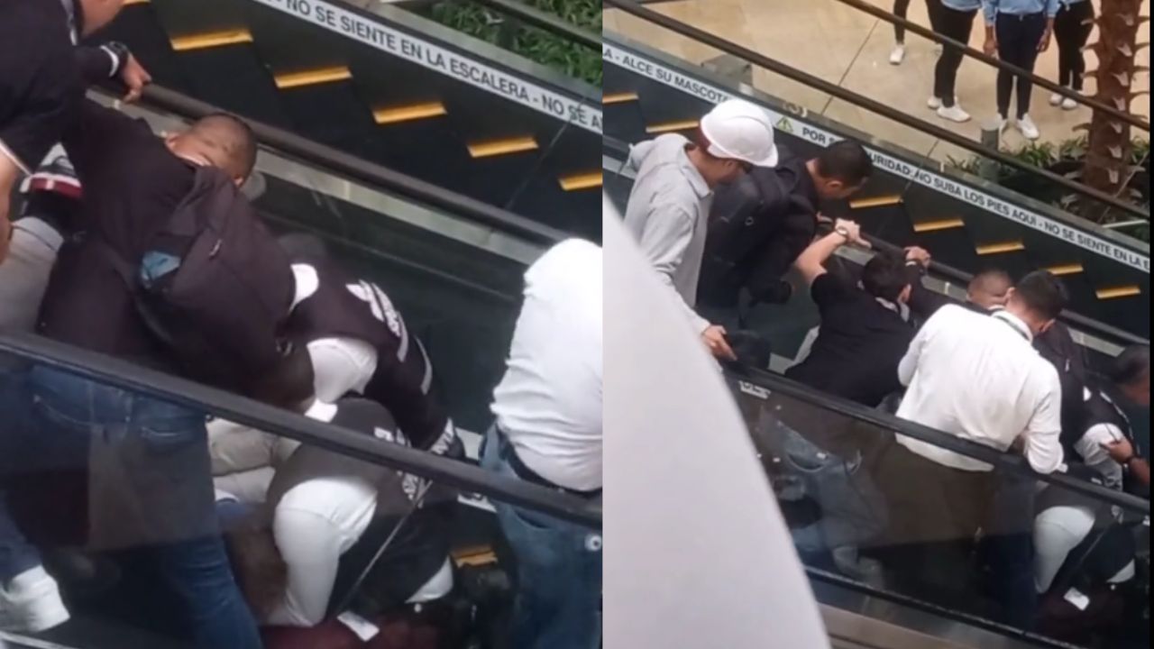 VÍDEO: Niño queda atrapado en las gradas eléctricas de un centro comercial