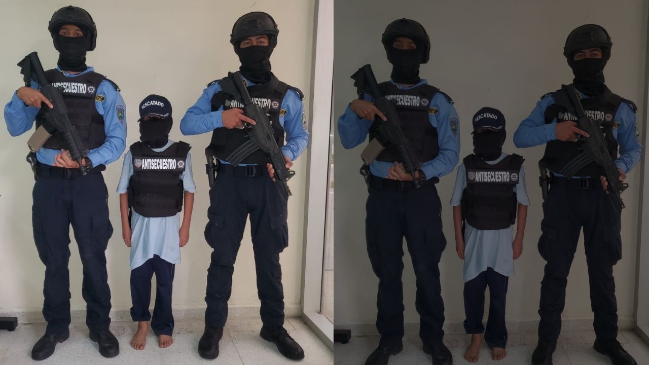 Rescatan a niño que fue secuestrado cuando salía de su escuela en El Progreso, Yoro