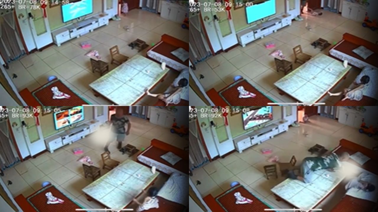 'No debiste abrir la puerta' video: dos niñas son atacadas por un hombre con un arma blanca