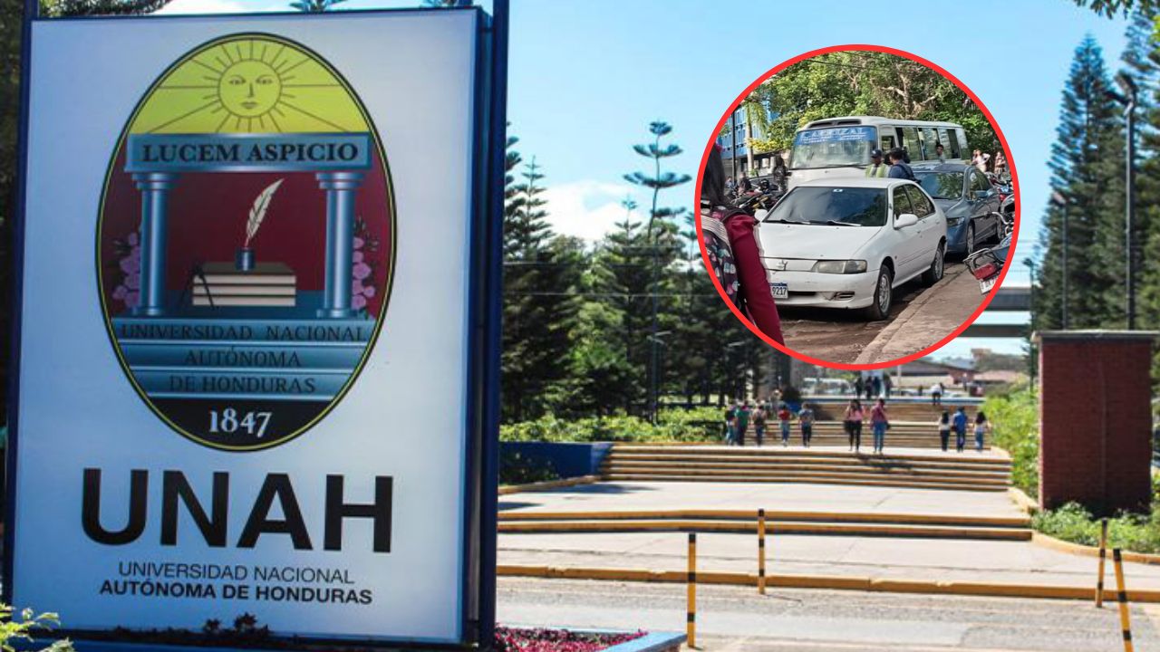 '¿Servicio a domicilio?' Captan bus 'rapidito' del Carrizal dentro de la UNAH