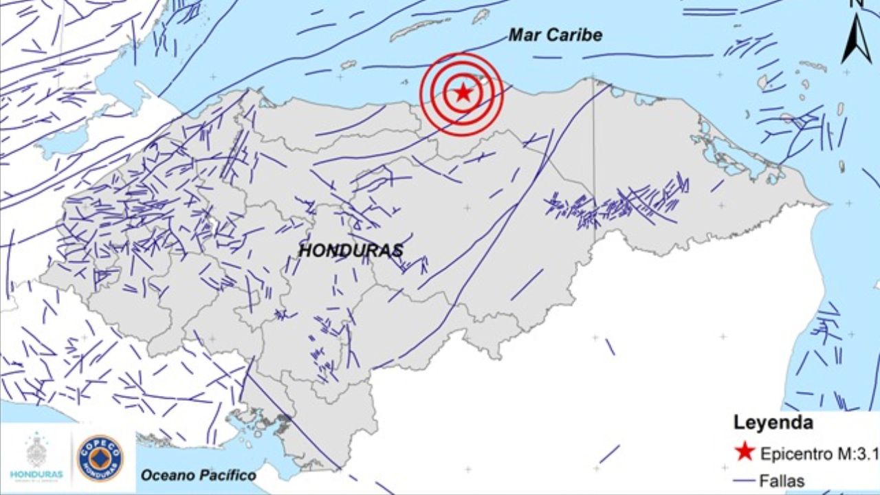 Un sismo de magnitud 3,8 se registra en Honduras, el segundo en menos de 24 horas
