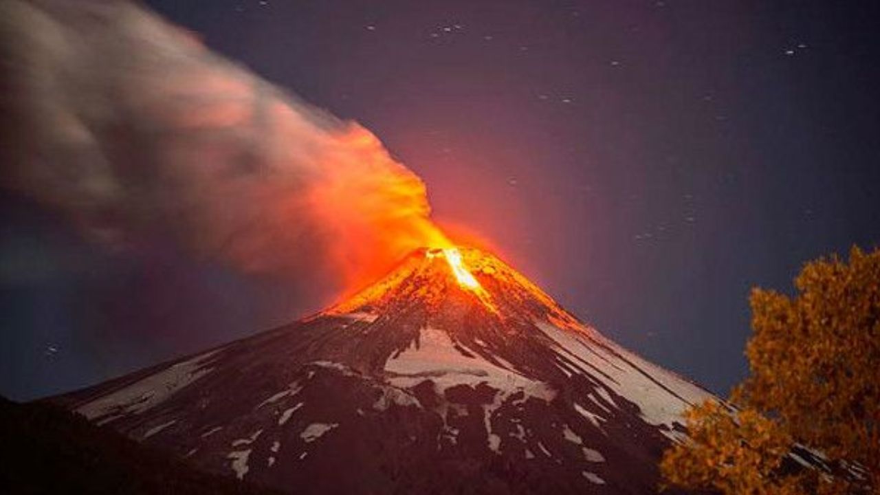 Antes de 2015, el volcán Villarrica llevaba 15 años sin registrar alguna erupción. Foto: La Tercera