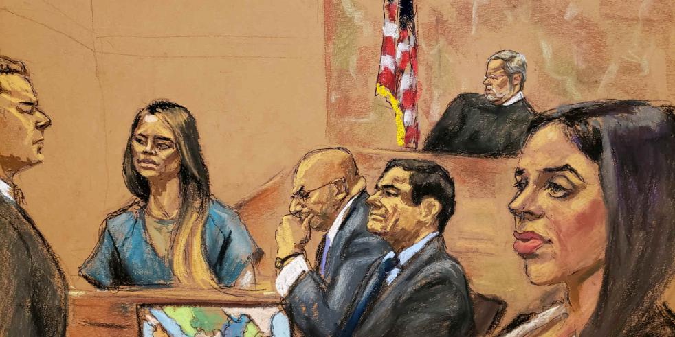 El juicio del siglo, donde al Chapo se le declaró culpable de diez delitos de narcotráfico, duró casi cuatro meses. Foto: Cuestione