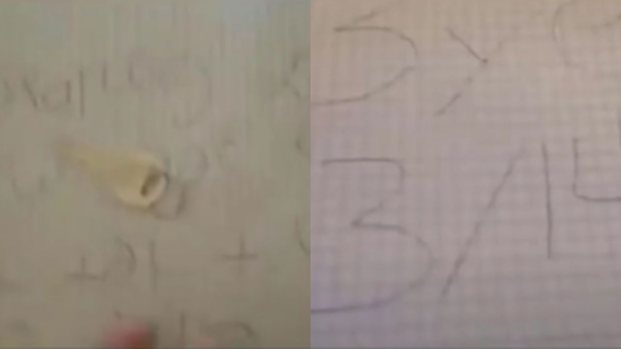 Notas que dejó Shuaiby Aslam. Foto: Diseño HRN