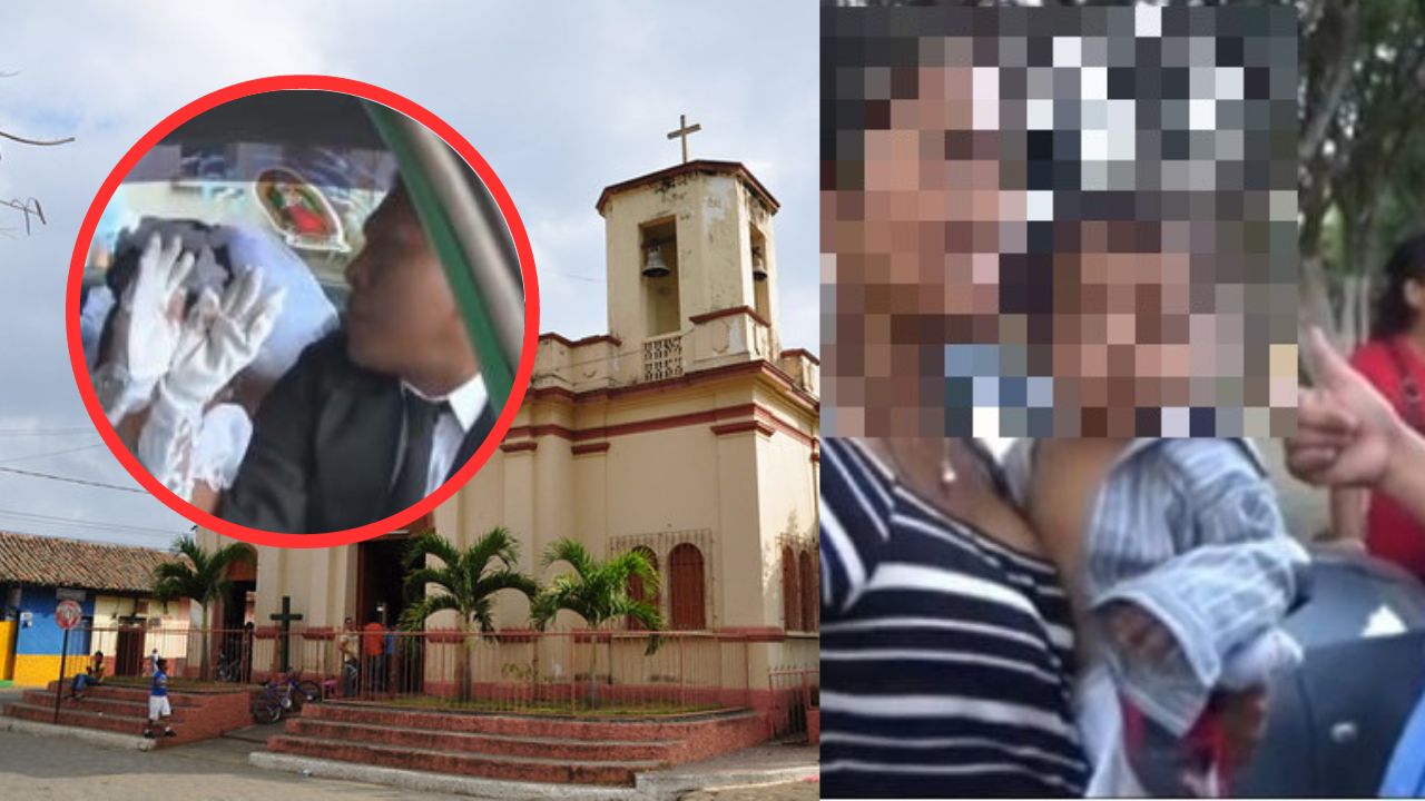 'Uno aguanta por los hijos': Menor de 17 años llega a impedir boda de su pareja con otra joven