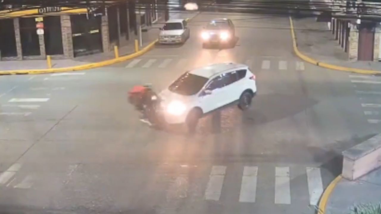 Vídeo del 911 revela accidente entre motociclista y camioneta en El Progreso