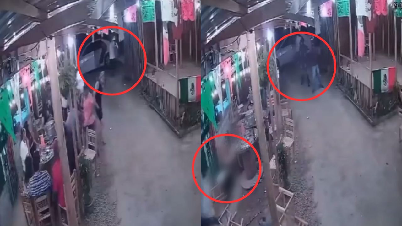 Fuertes imágenes: Dos fallecidos y cuatro heridos deja ataque armado dentro de bar en México