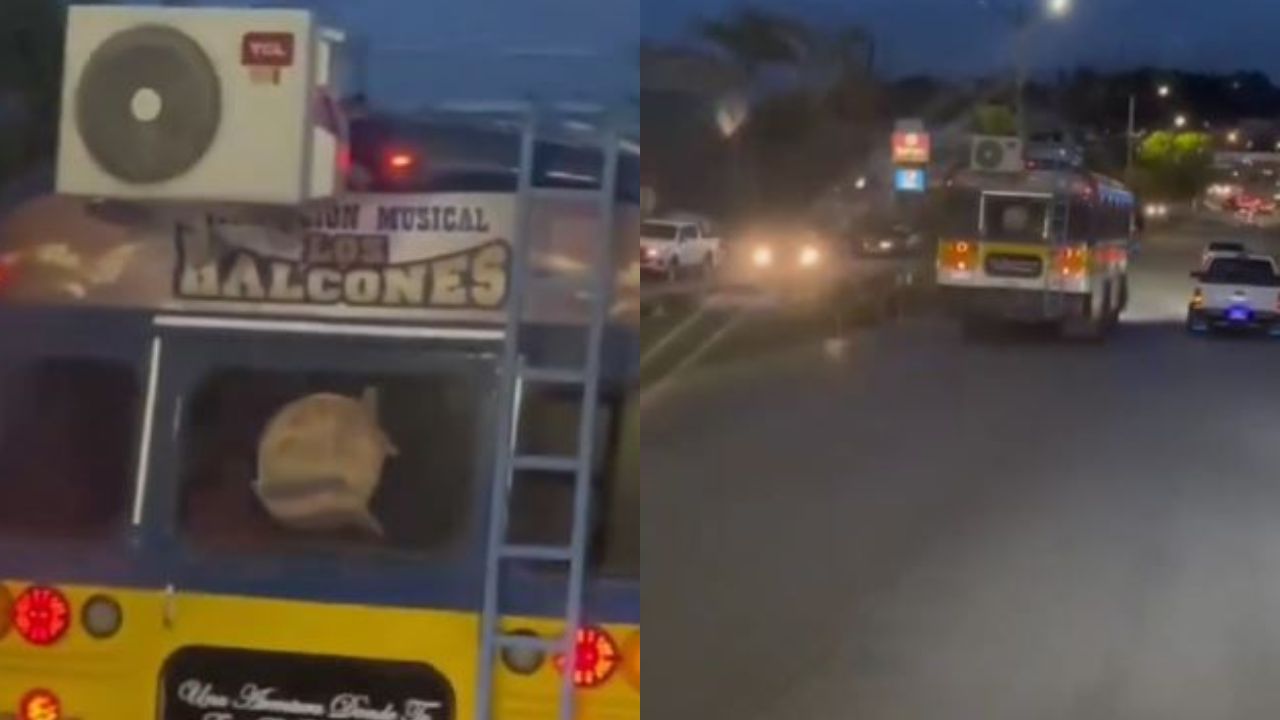 'Se dan sus lujitos': Bus con aire acondicionado recorre Honduras y se hace viral