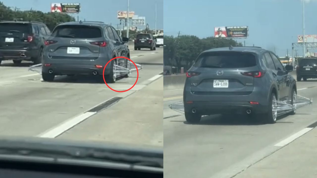 Imagen de ¿Te atreverías a chocarle? Captan vehículo con extravagantes rines