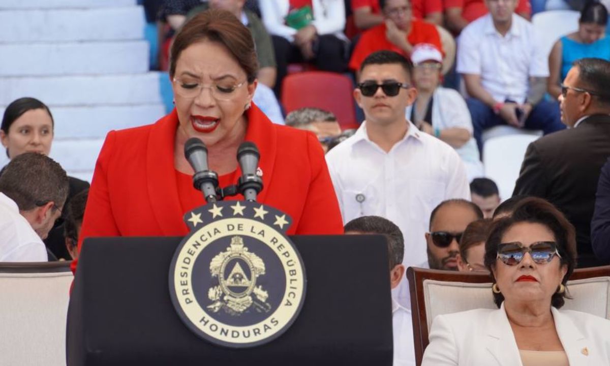 Xiomara Castro, en su discurso de independencia: 'Combatimos frontalmente la corrupción'