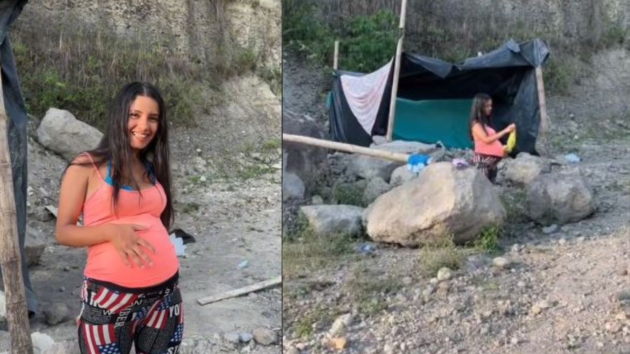 Joven embarazada decidió vivir en una cueva por esta razón