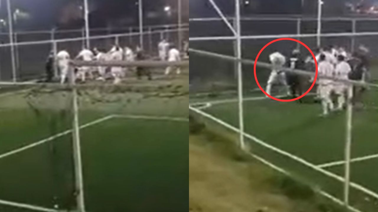 VIDEO: futbolista, al borde de la muerte luego de haber sido agredido por meter un gol