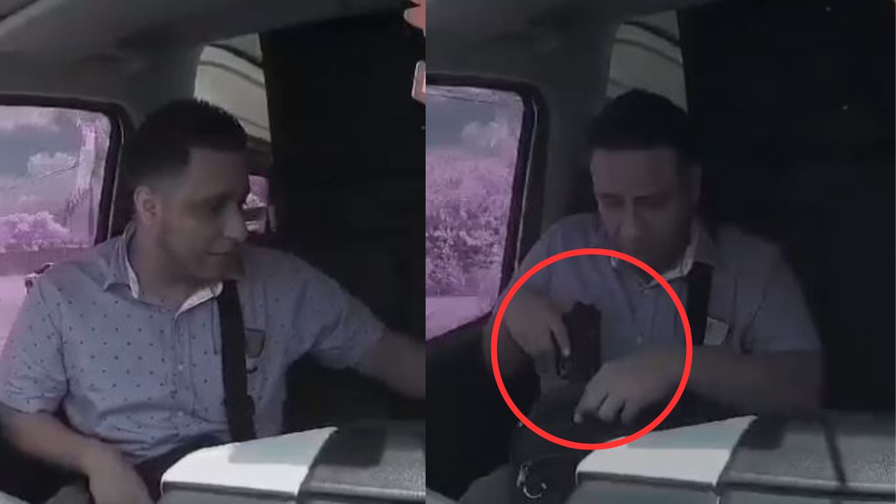 Imagen de 'No jueguen con la banda': Sale a la luz vídeo de cómo supuesto miembro de la M-1 intimida a conductor