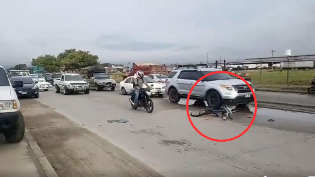 Atropellan a hondureño a bordo de su bici, iba a comprar verduras en SPS