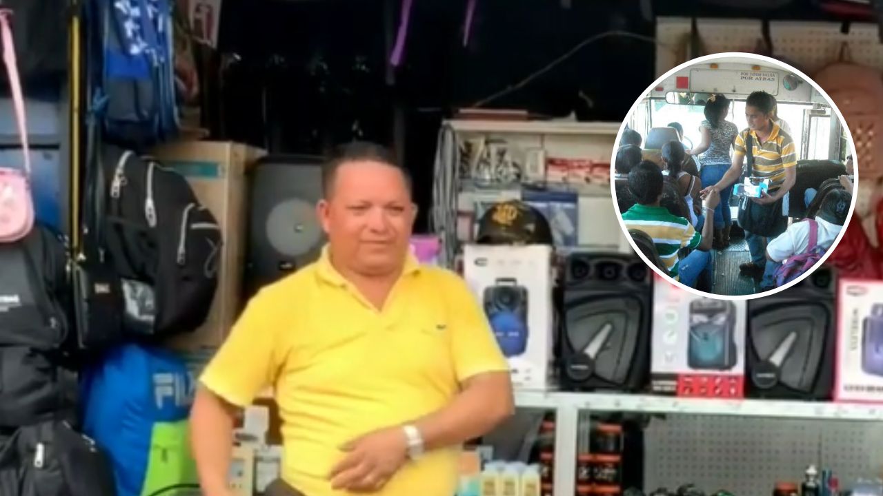 'No me di por vencido': hondureño pasó de vender fajas en buses de ruta a dueño de su propio local