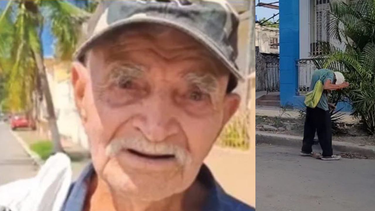 Él es el anciano 'más viejo de Honduras'; se gana la vida 'chapeando'