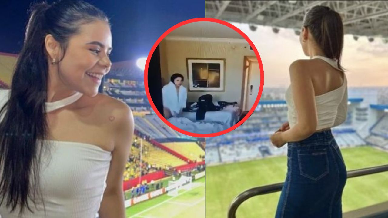 Fotos: Ella es Romina Riera, la chica que aparece por error en toalla durante transmisión en vivo