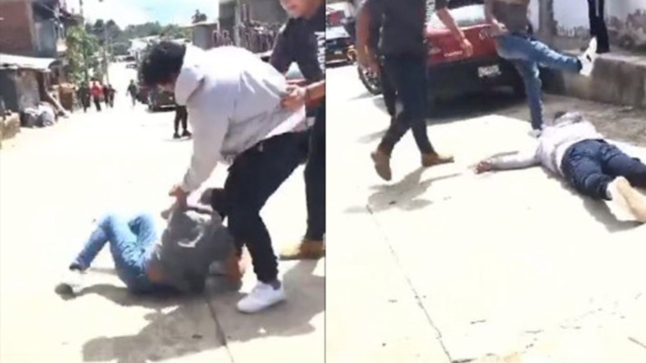 Estudiantes de secundaria golpearon a otro, le zafaron  el hombro, todo quedó en vídeo