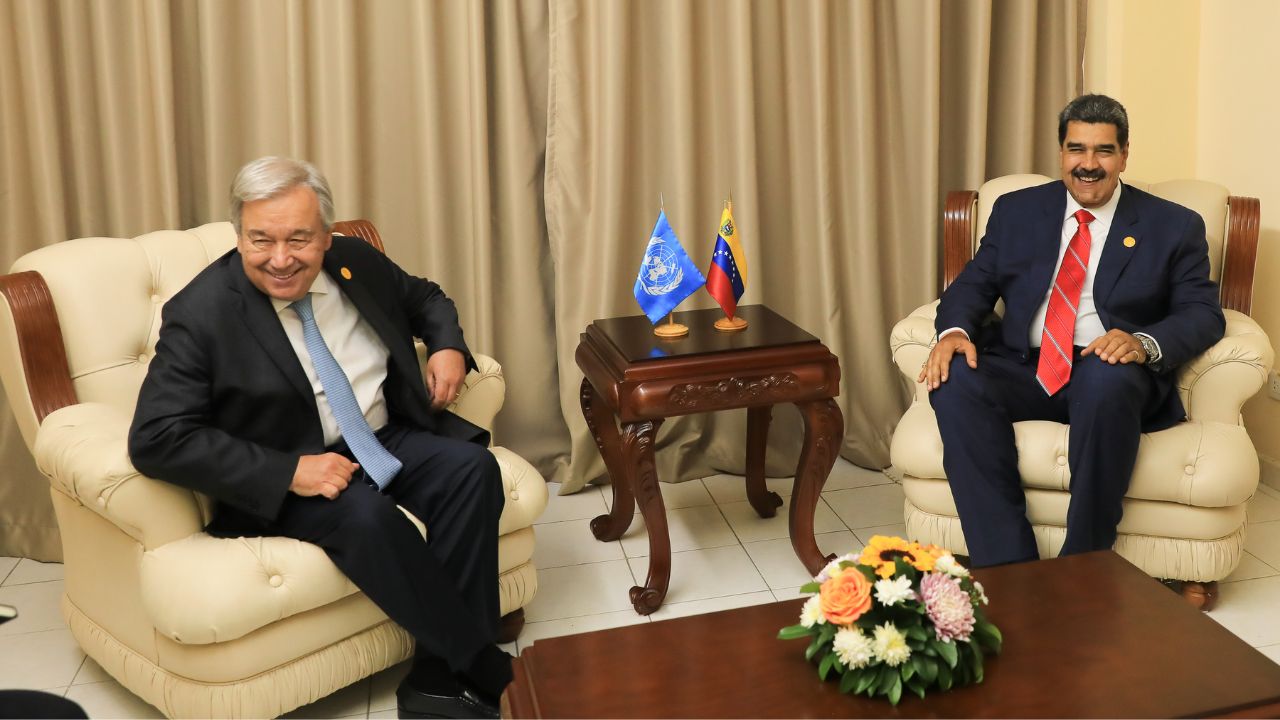 Imagen de Nicolás Maduro y António Guterres se reúnen en Cuba, en el marco de la cumbre G77+China
