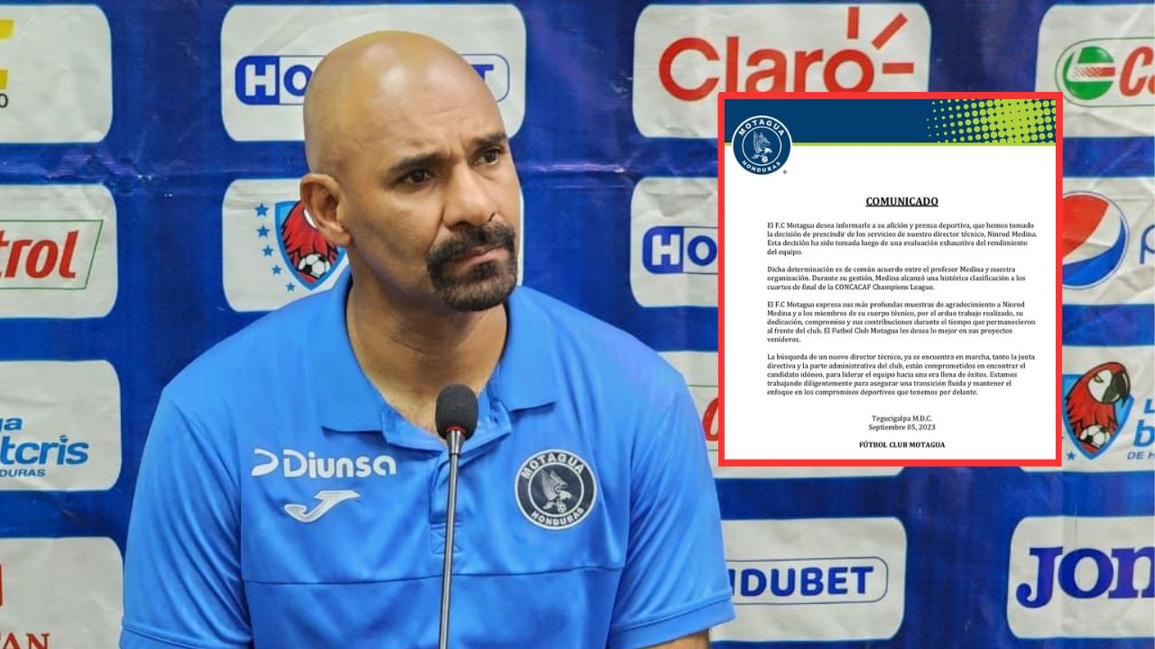 Motagua hace oficial el despido de Ninrod Medina, ¿quién sería su sustituto?