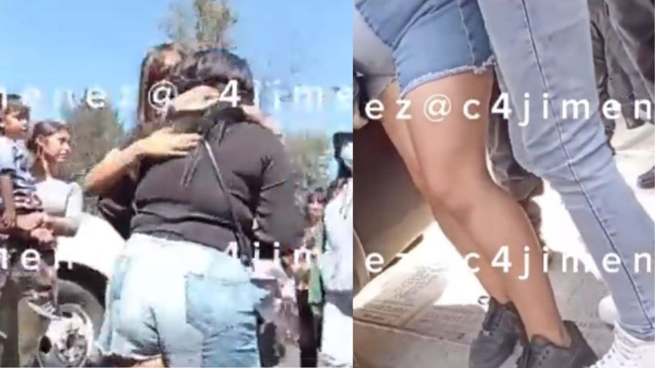 Imagen de 'Nos dejaste solas', video capta a mujeres llorando por muerte de sujeto que minutos antes mató a mujer