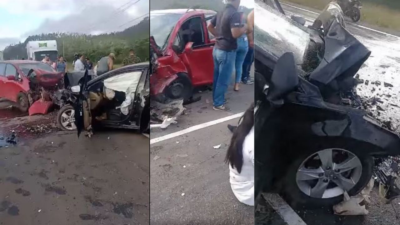 VÍDEO: Pastor y su familia sufren accidente cuando iban para una campaña evangelista
