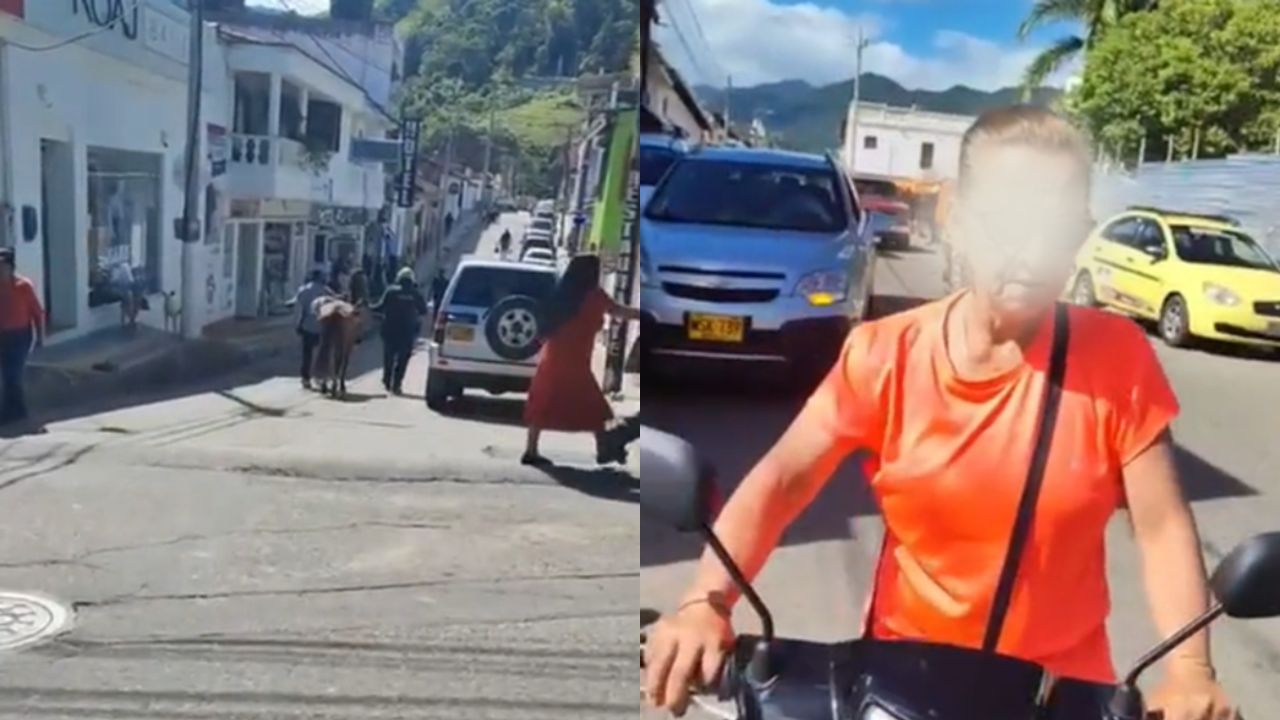 'Póngase el casco y deje de jod*r': en plena transmisión en vivo, periodista regaña a una abuelita