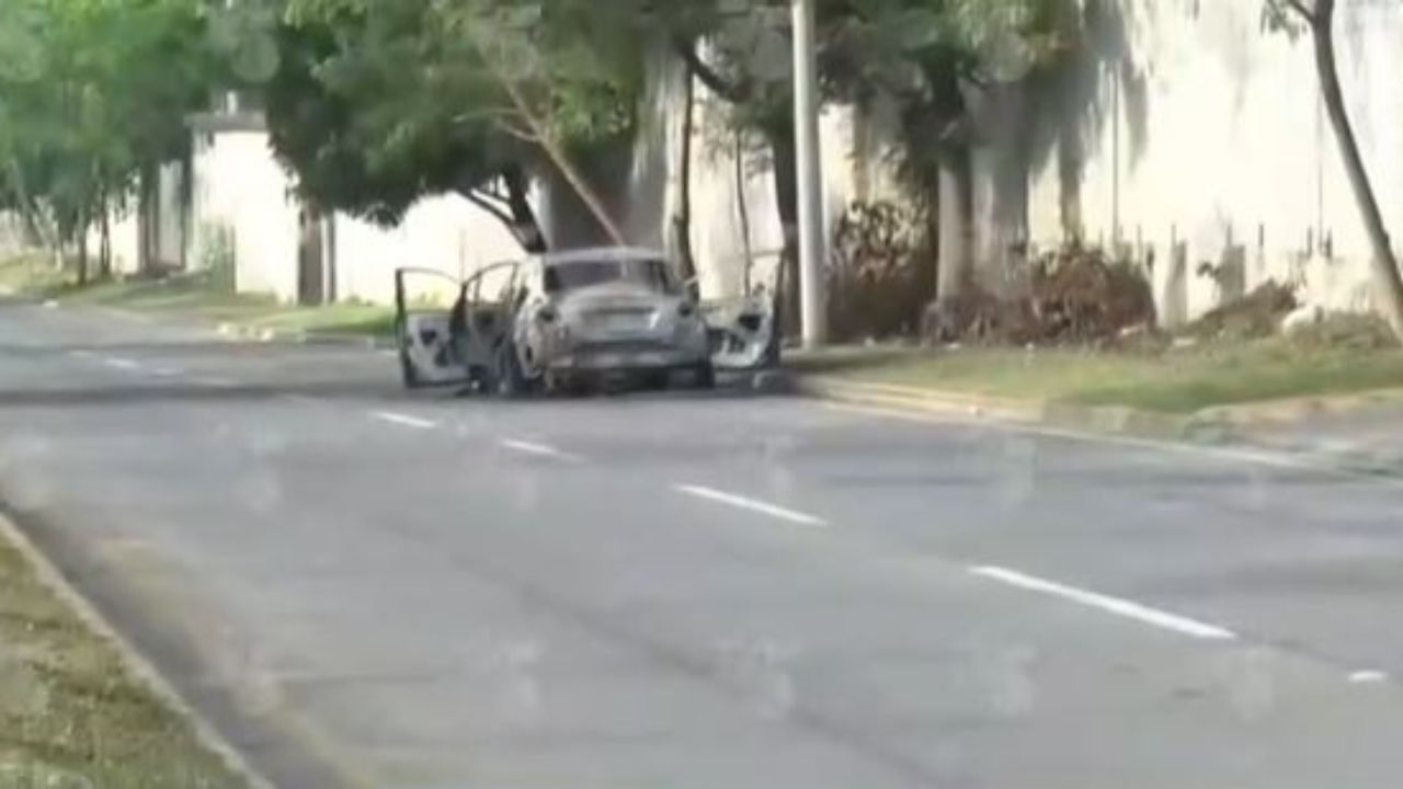 Encuentran a persona desmembrada cerca de un auto quemado en SPS