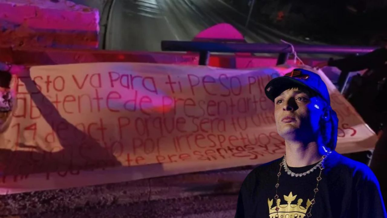 ¿Por qué amenazaron a Peso Pluma? Esto es lo que se sabe de las narcomantas del CJNG