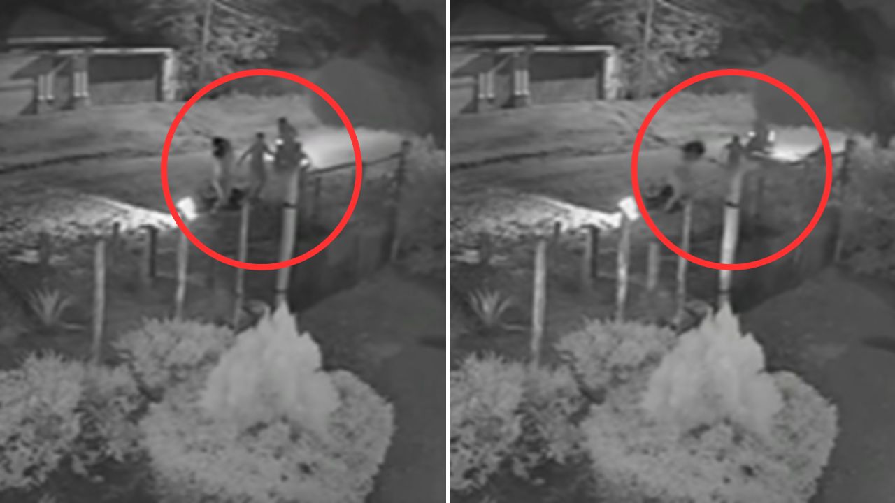 VIDEO: supuestos asaltantes intentan robarle la moto a dos mujeres en Olanchito, Yoro