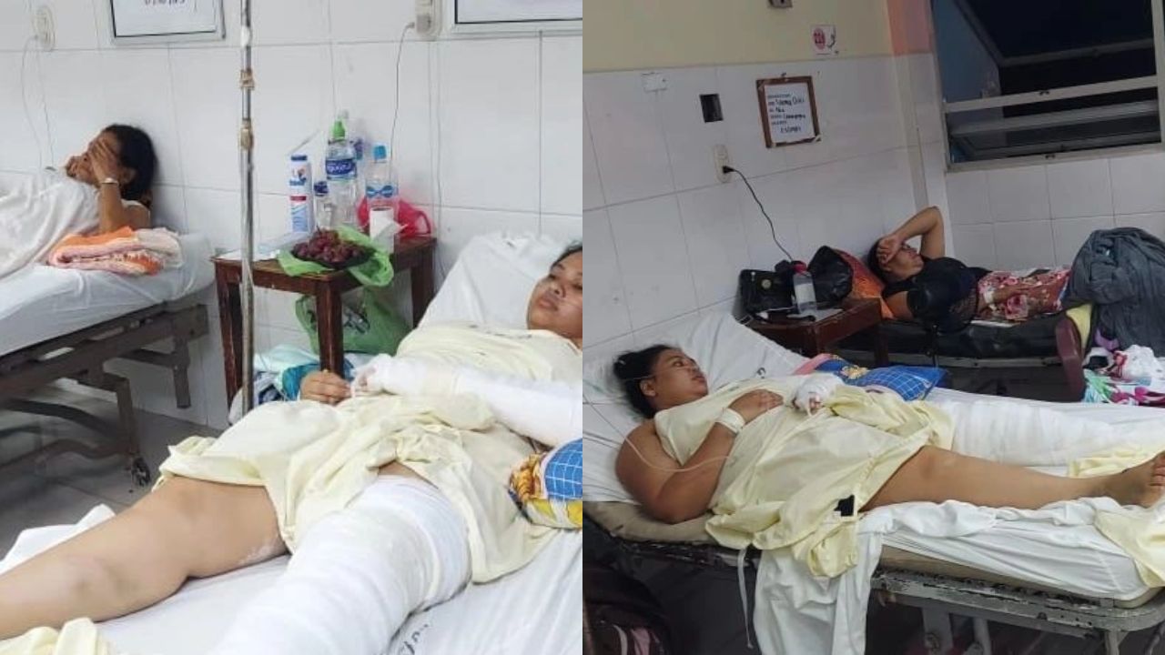 La fundación mostró el estado de salud de la joven rescatista. Foto: Diseño HRN