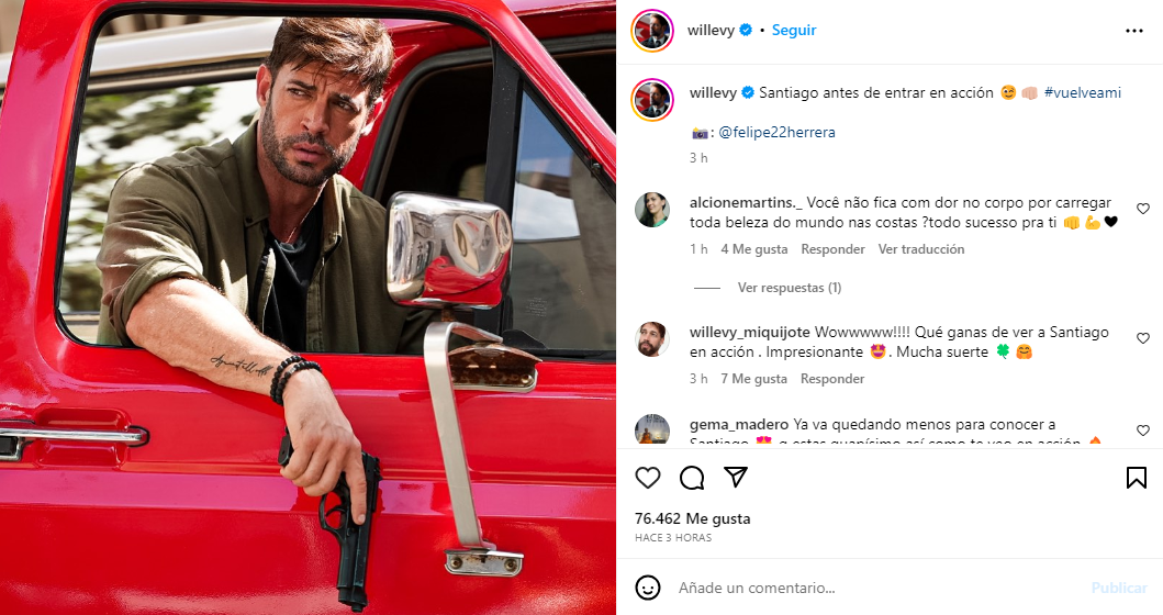 William Levy ha seguido activo en sus redes sociales en los últimos días. Foto: Instagram