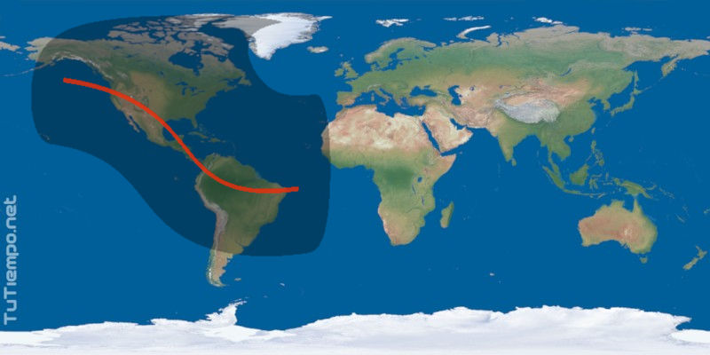 Honduras es uno de los afortunados que presenciará el eclipse solar anular, cuyo pasó será en diversos países de América. Foto: El Tiempo